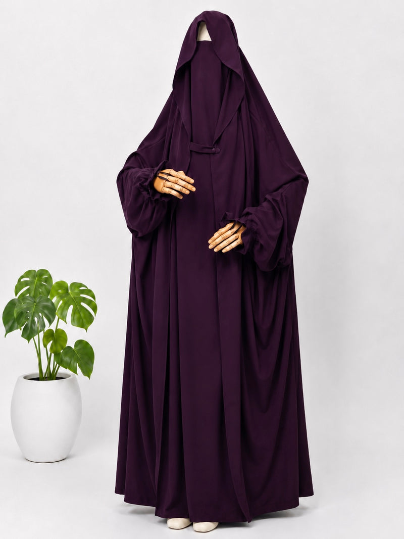 Plum Saudi Jilbab