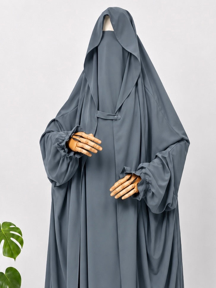 Grey Saudi Jilbab