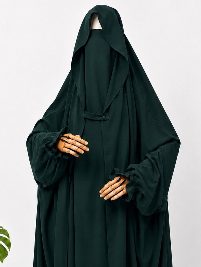 Hunter Green Saudi Jilbab