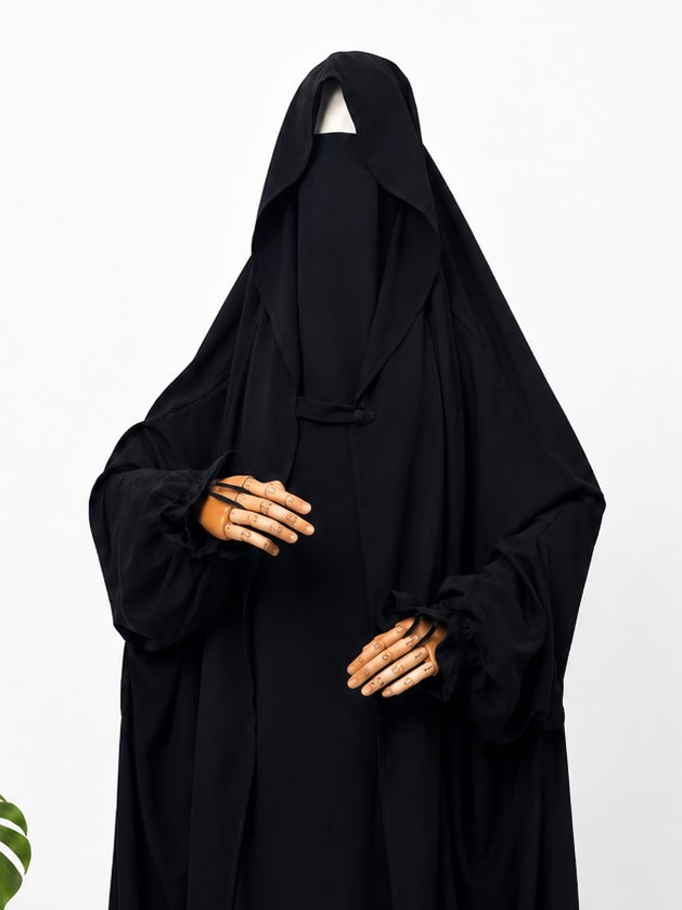 Black Saudi Jilbab
