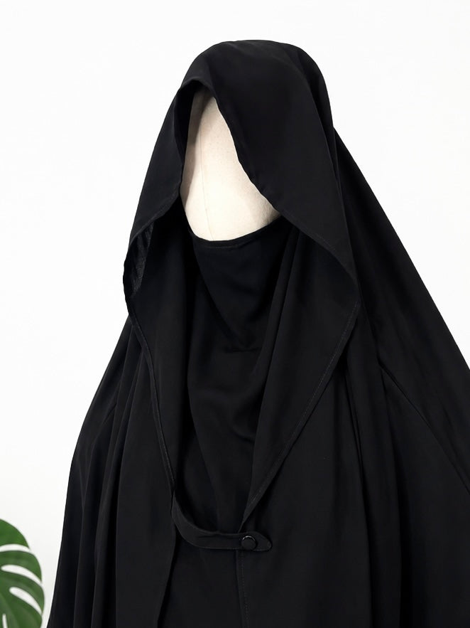 Black Saudi Jilbab