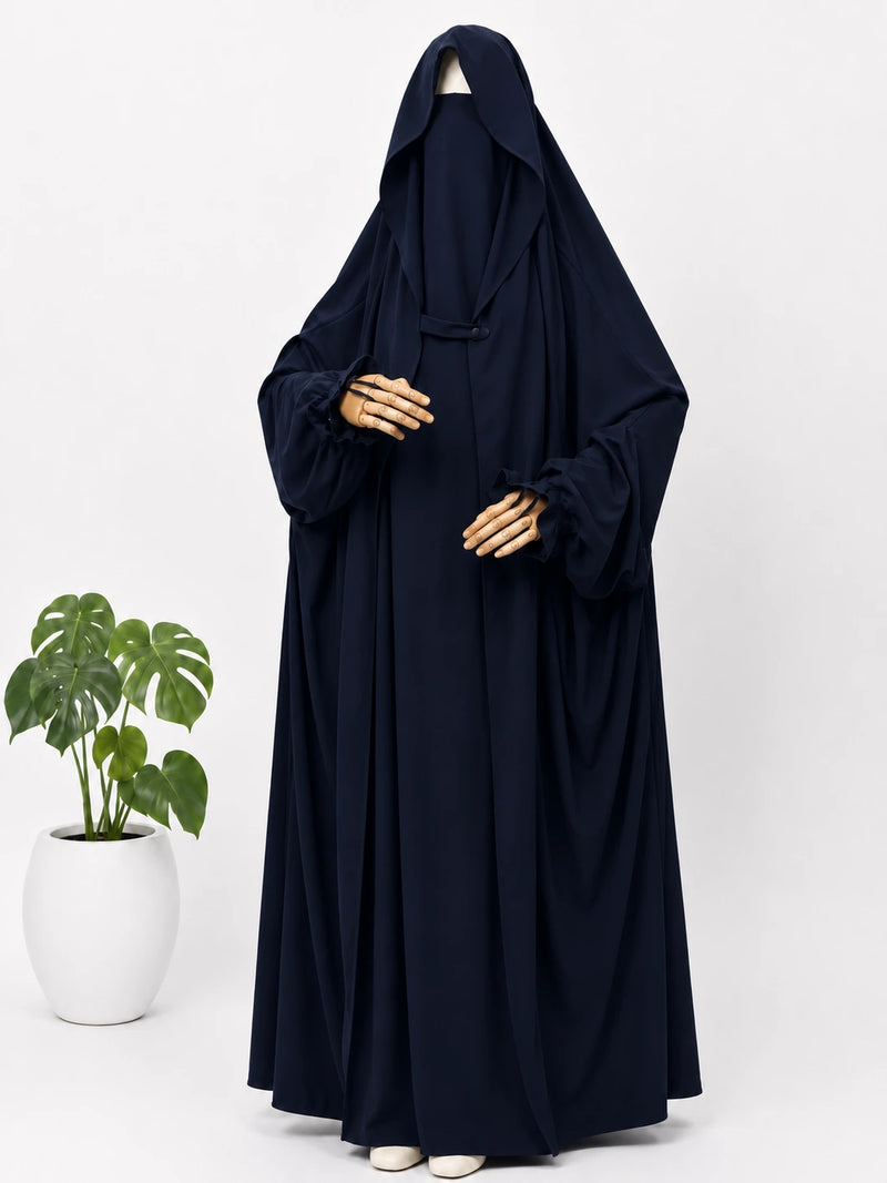 Navy Blue Saudi Jilbab
