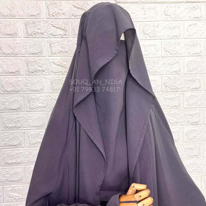 Lavender Saudi Jilbab