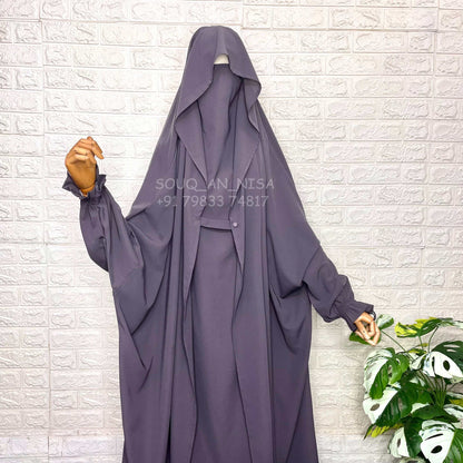 Lavender Saudi Jilbab