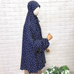 Blue Rayon Cotton Salah Khimar