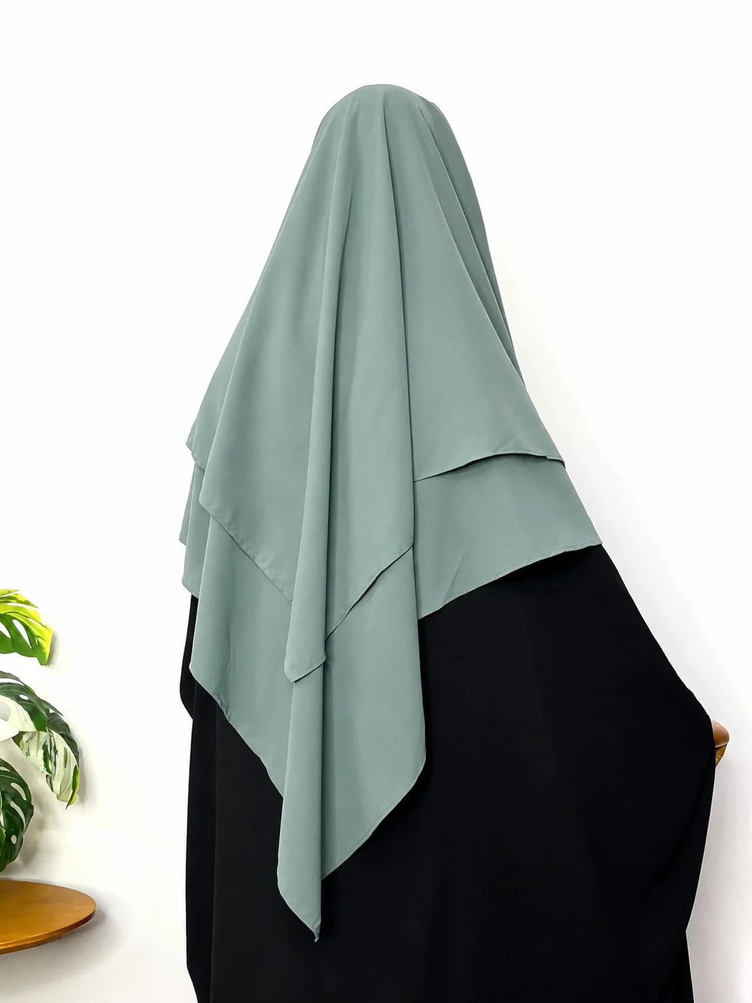 Sapphire Two Layers Diamond Khimar