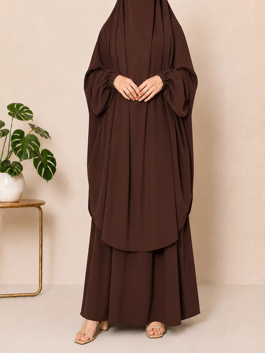 Brown Two Pc Jilbab