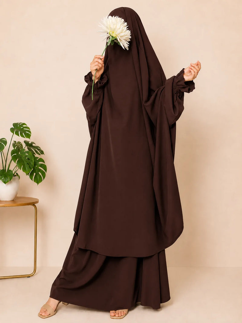 Brown Two Pc Jilbab