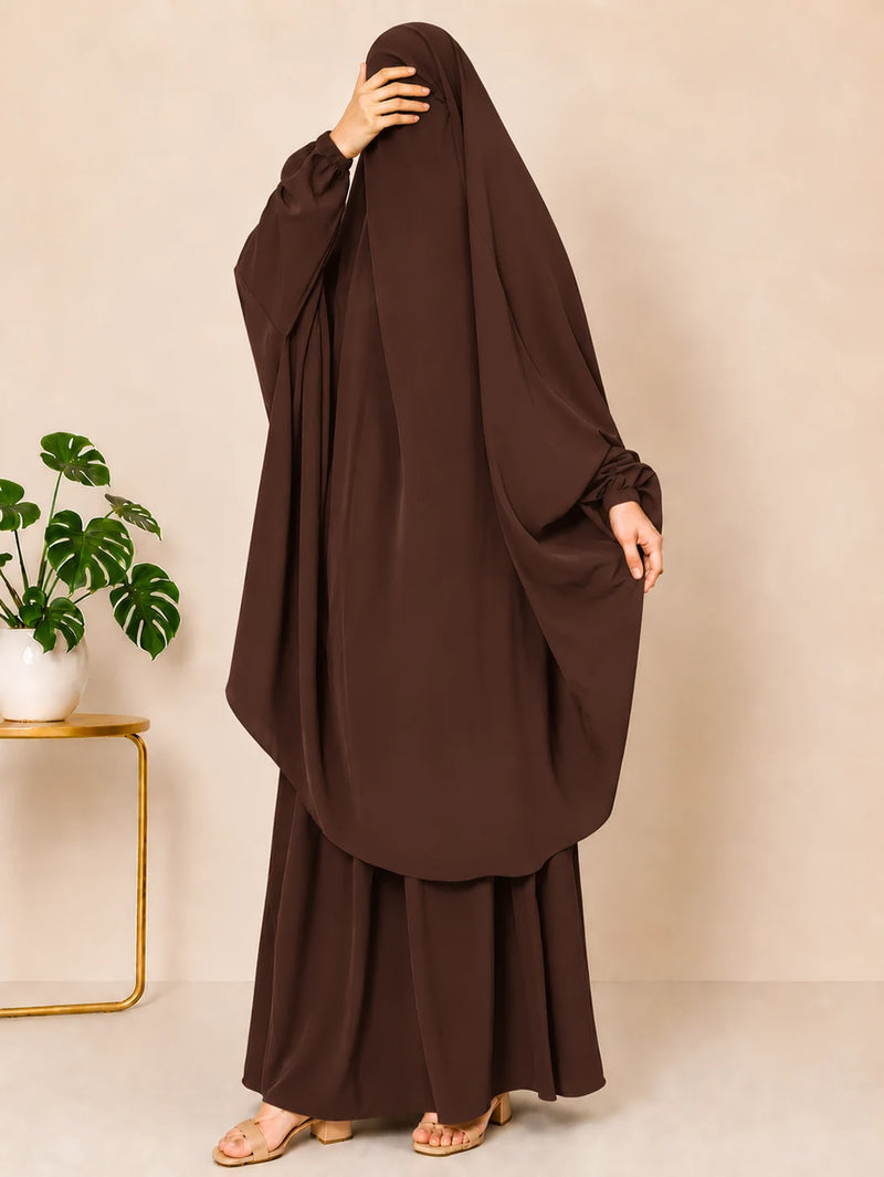 Brown Two Pc Jilbab