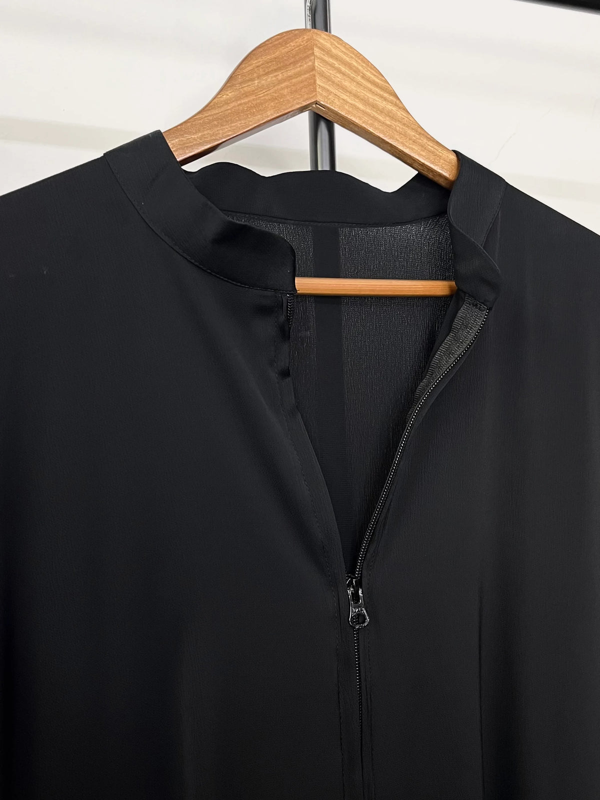 Black Uzma Basic Abaya