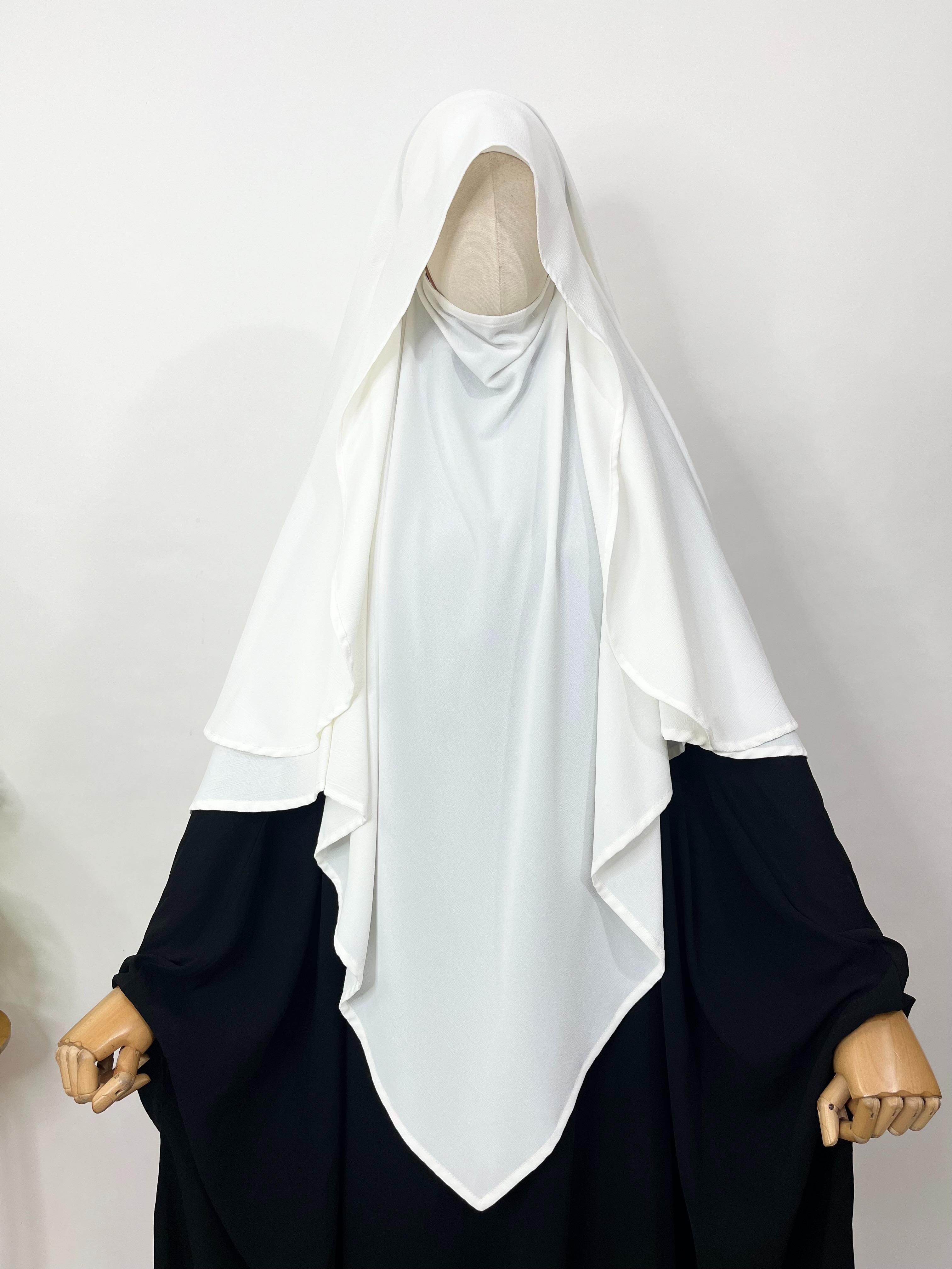 White Flap Khimar