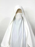 White Flap Khimar