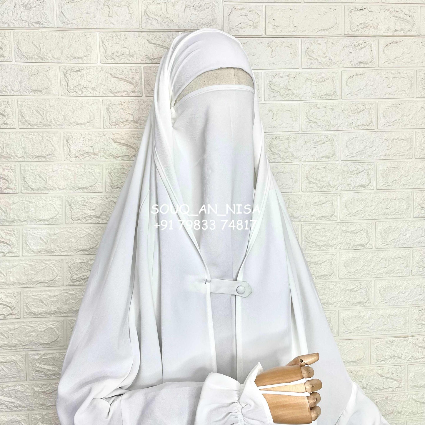 White Saudi Jilbab