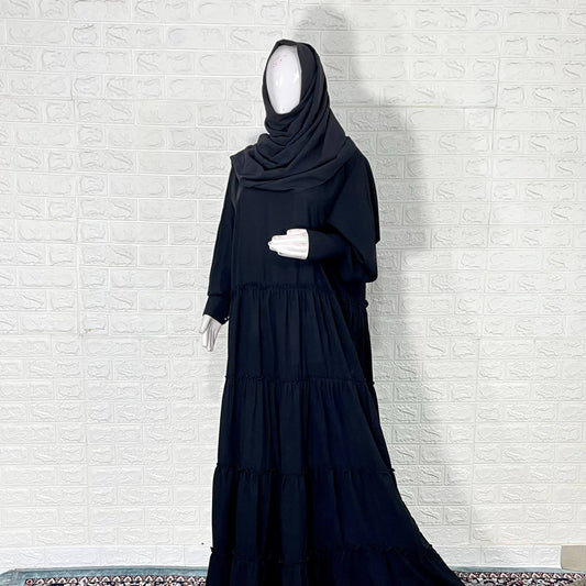 Black Modest Abaya