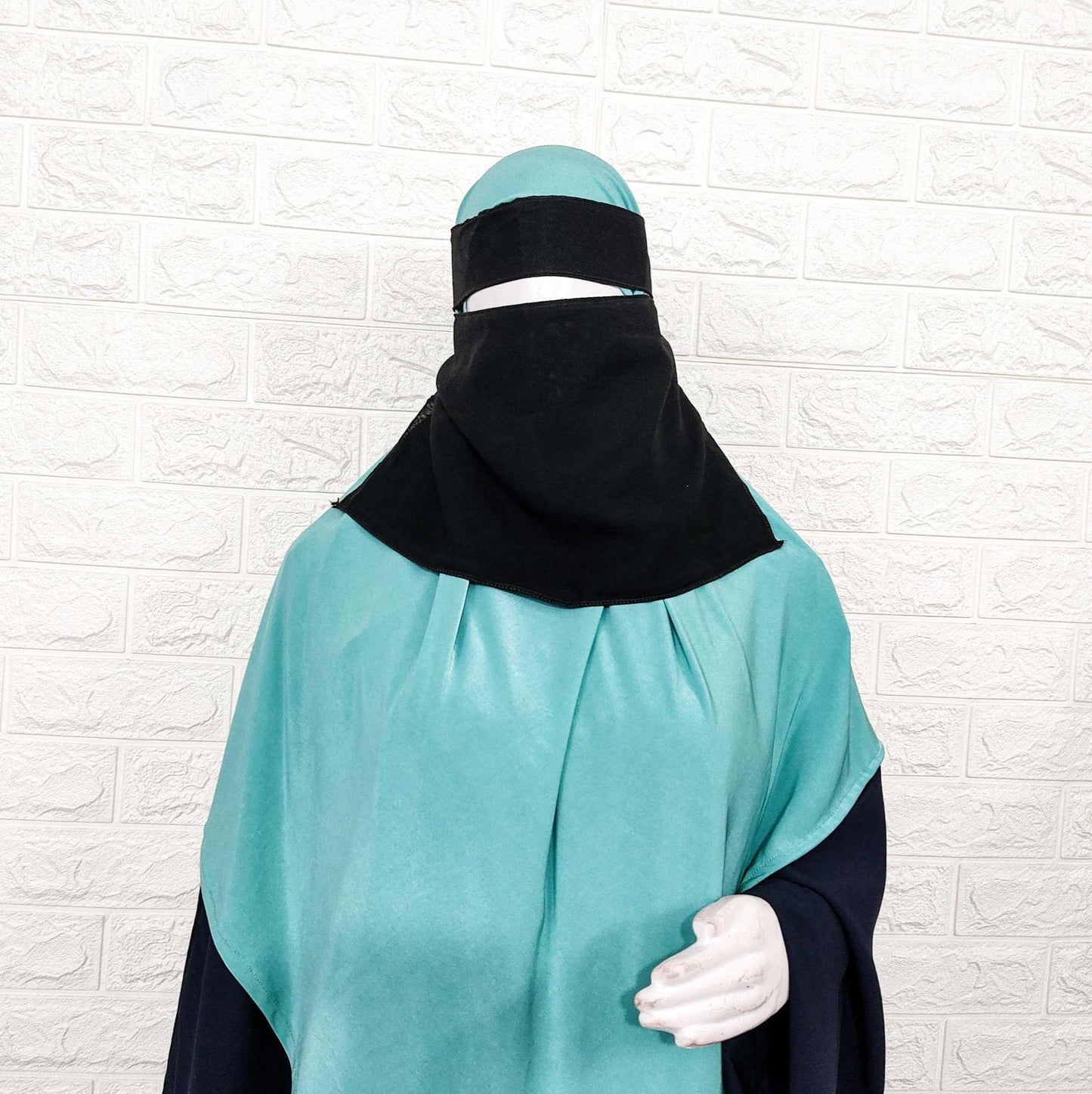 Extra Short Niqab With Elastic And Tie