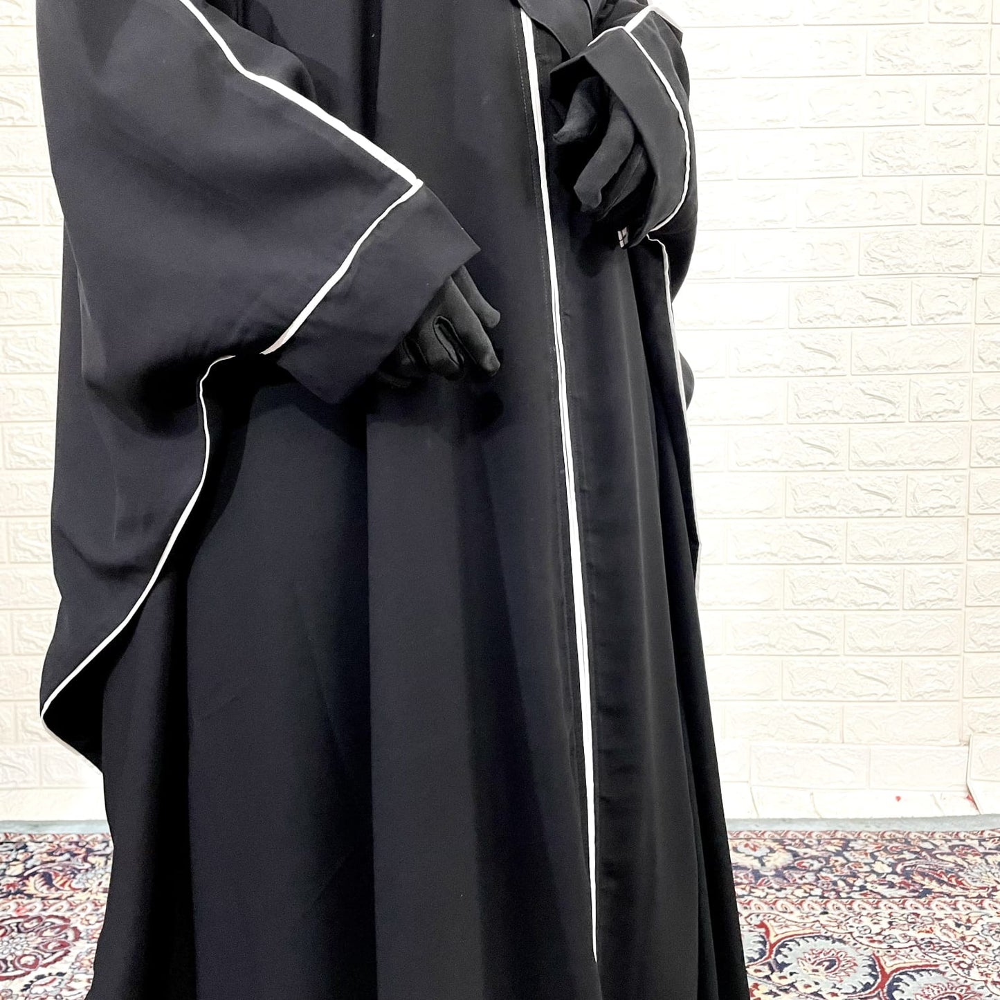 Kaftan Abaya With Piping